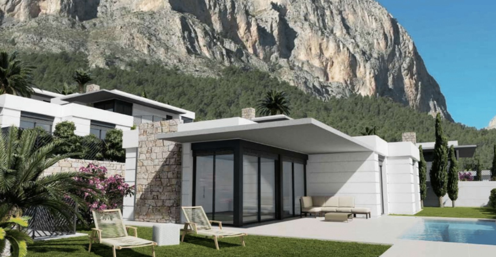 CHALET | VILLA NEUBAU ZU VERKAUFEN IN POLOP