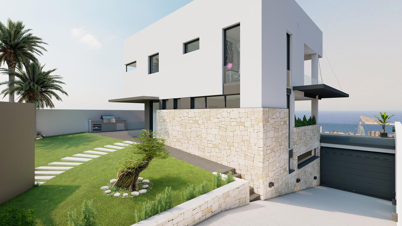 VILLA FOR SALE IN FINESTRAT OF NEW CONSTRUCTION