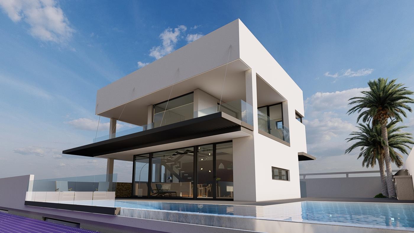 VILLA FOR SALE IN FINESTRAT OF NEW CONSTRUCTION
